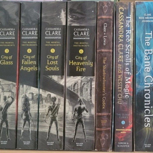 Shadowhunters book sets including City of Bones and The Shadowhunter's Codex