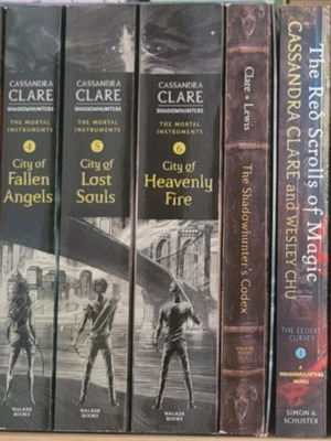 Shadowhunters book sets including City of Bones and The Shadowhunter's Codex