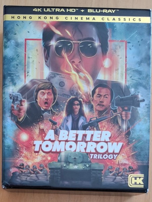 A Better Tomorrow Trilogy 4K UHD + Blu-ray set new, 7 discs