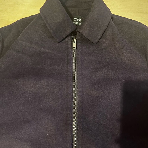 Zara men's outerwear like new, size M, blue and purple