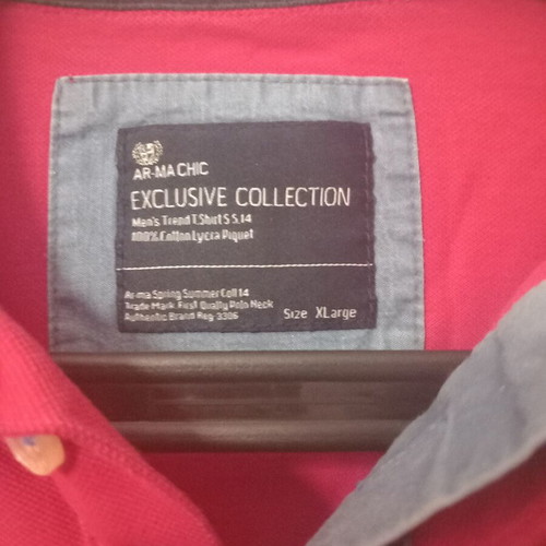 Arma Polo Shirt red, like new, XL
