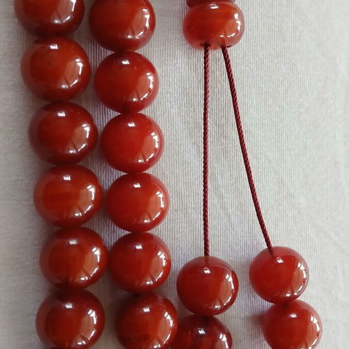 Masticha Bakelite Worry Beads with Silver Elements like new