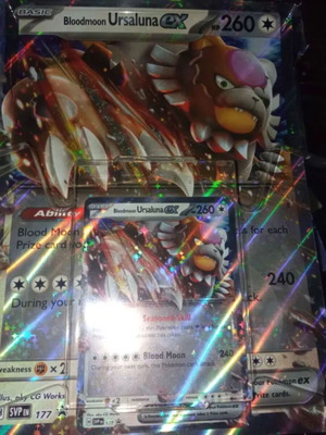 Bloodmoon Ursaluna ex Pokemon card new collectible