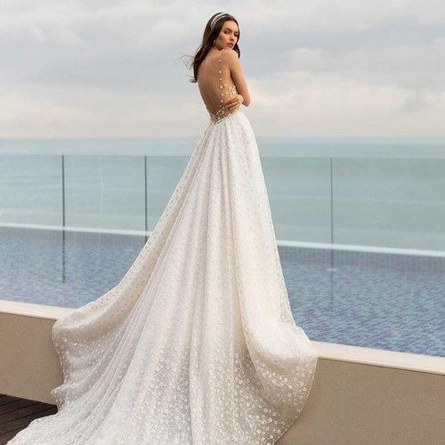 Primalicia wedding dress like new, romantic A-line design