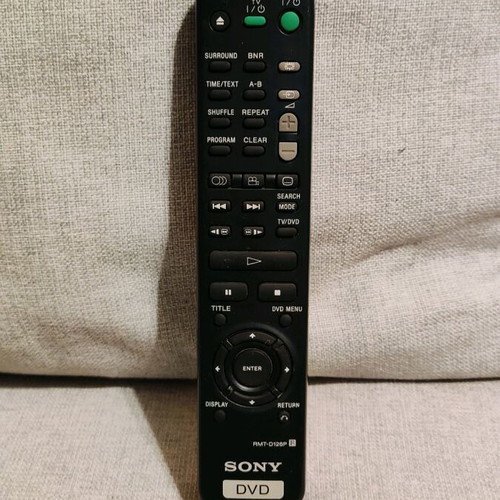 Sony RMT-D126P DVD remote control used
