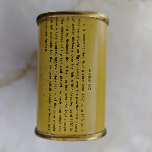 Metal box used from Nobel Glasgow 62 smokeless powder