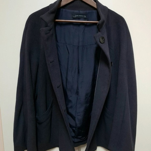 Zara Woman blue jacket size Large like new