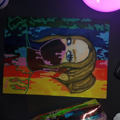 Modern painting personal creation new, gaming aesthetic 23x18