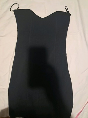 Lynne dress elastic strapless black like new