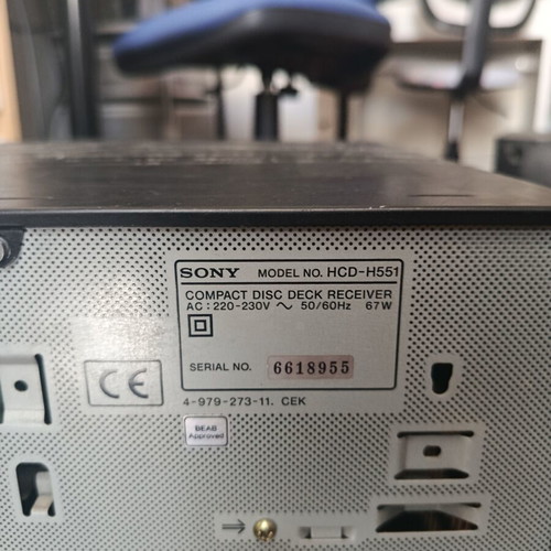 Sony MHC-551 Mini Hi-Fi Component System with CD, Tape, AM/FM