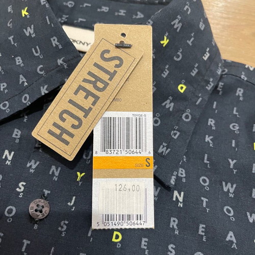 DKNY shirt new, gray, size S / 36 / 8