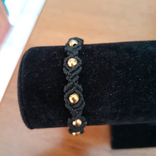 Macrame bracelet black, like new