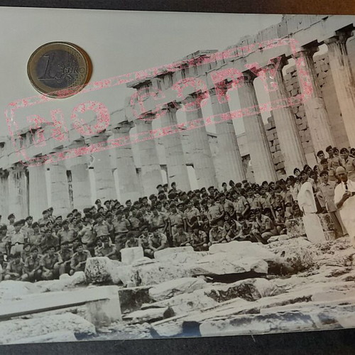 Rare monumental 1952 photo of Reserve Officers School at Parthenon