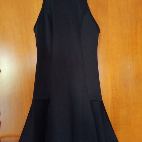 Bershka off-shoulder mini dress like new, black, sizes S and M