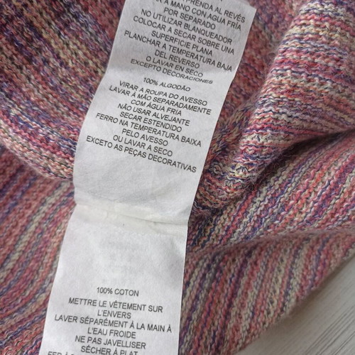 Armani Exchange men's cardigan like new, size M, pink and purple