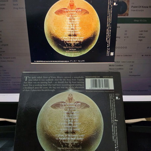 Kansas Point Of Know Return CD new, rock
