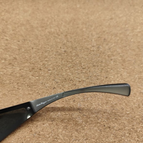 Salvatore Ferragamo Eyewear vintage futuristic wraparound like new full set