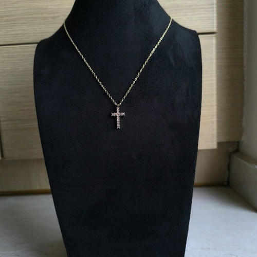 Women's necklace new, gold