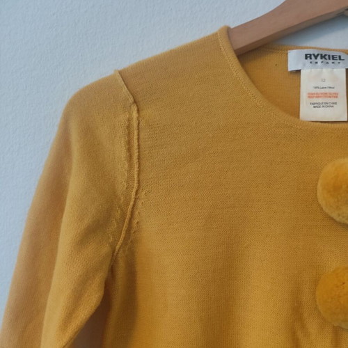 Sonia Rykiel Enfant sweater for girls age 12, like new, yellow