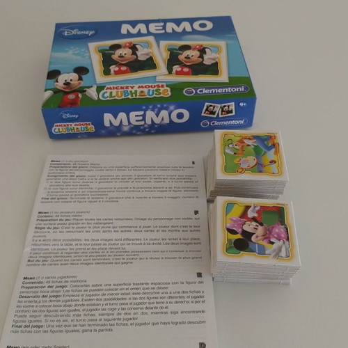 Frozen II and Mickey Mouse Clubhouse memory games used