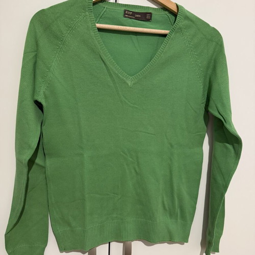 Zara pullover size M used, green