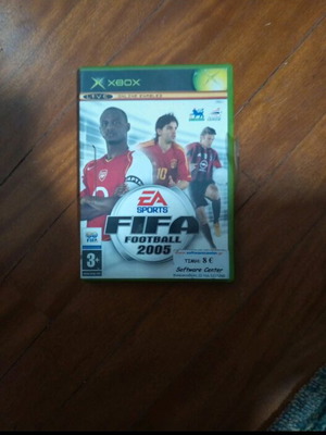 Fifa 2005 used for Microsoft, sports video game