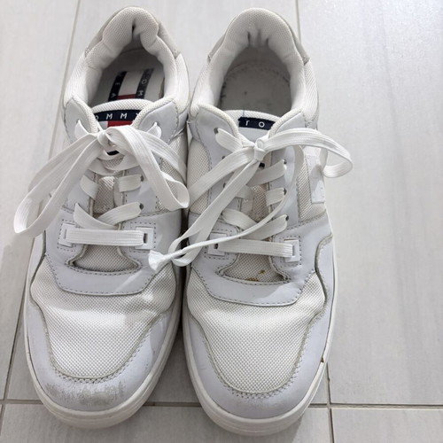 Tommy Jeans Sneakers used, size 38, white unisex sport shoes