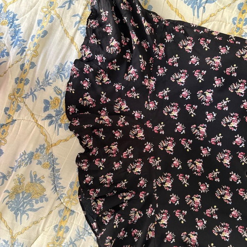 Vila dress like new, size 34, black with pink