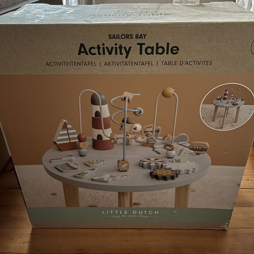 Little Dutch Wooden Activity Table Sailor’s Bay like new