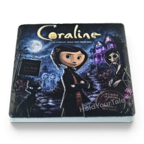 Coraline Ceramic Fridge Magnet 57×57 mm new