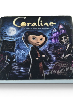 Coraline Ceramic Fridge Magnet 57×57 mm new