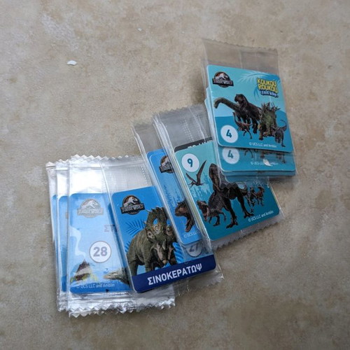 Koukouroukou stickers used, pack of 10 pieces