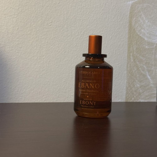 L’Erbolario Accordo Di Ebano after shave lotion used