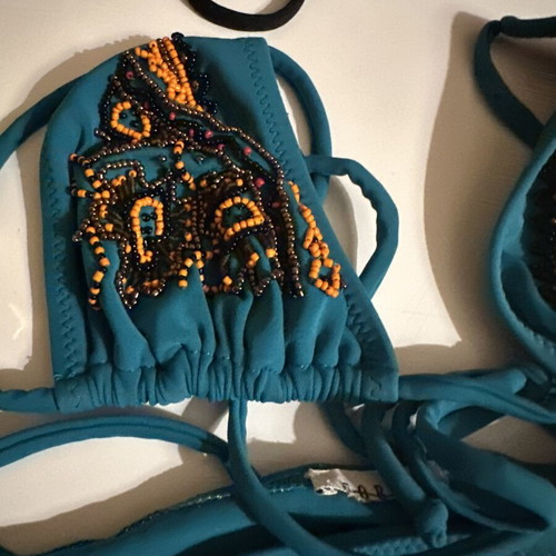 Swimsuit with embroidery like new, size S