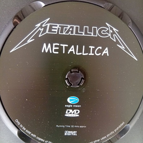 Metallica DVD The Story of the Black Album like new