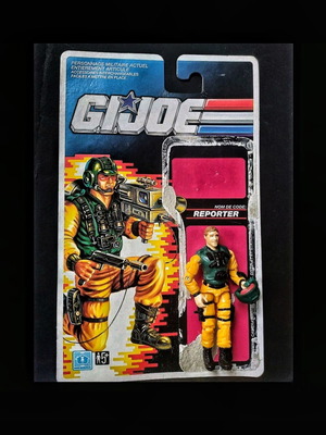 Gijoe Reporter 1990 by Hasbro like new