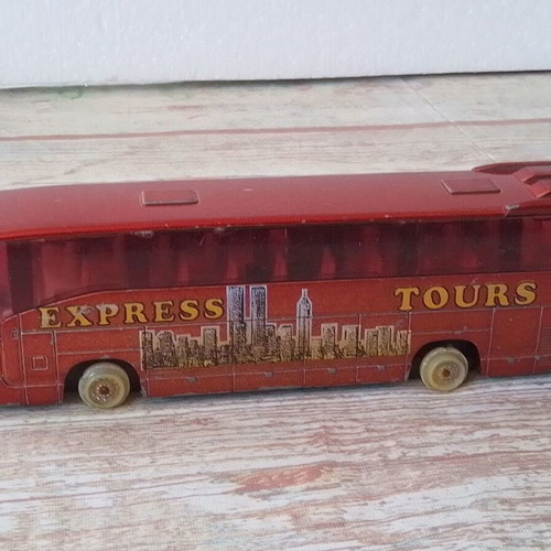 Vintage metal Mercedes Benz Express Tours bus used