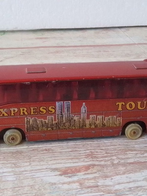 Vintage metal Mercedes Benz Express Tours bus used