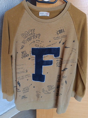 Zara sweatshirt like new, beige, size 152 cm