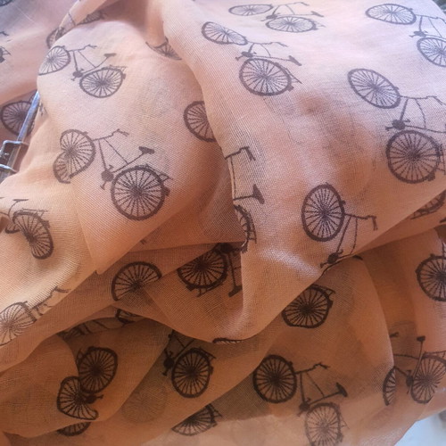 Pashmina scarf new, cotton, 1.10x1.80 m