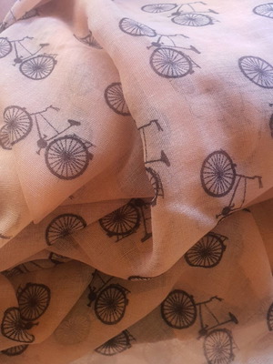 Pashmina scarf new, cotton, 1.10x1.80 m