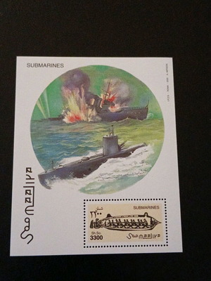 Somalia souvenir sheet new with American Civil War theme