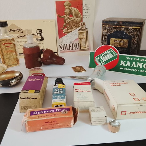 Vintage pharmaceutical and medical advertising collection used