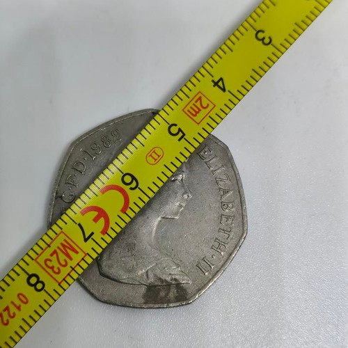 Collectible 1982 Britannia 50 Pence Coin like new