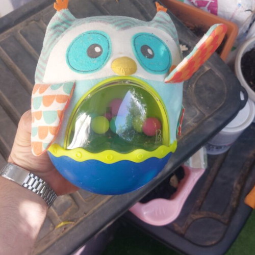 B Toys Owl Be Back owl used, functional