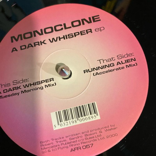 Vinyl record used, progressive trance