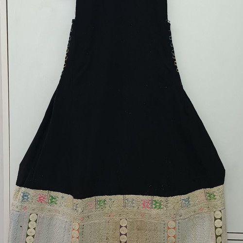 Traditional collectible wool folk art dress used