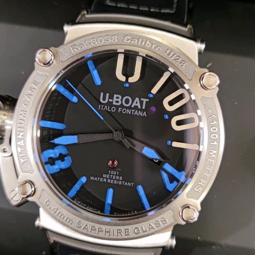 U-Boat U1001 Titanium Diver Watch 1000M Limited Edition 300 pcs like new