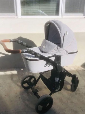 Lorelli 3-in-1 baby stroller with newborn bassinet, seat and car seat
