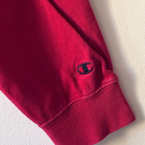 Champion women's crop top used, size Large, red